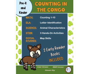 Congo Rainforest Worksheets & Activities | Cross-Curriculum