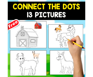 CONNECT THE DOTS | 13 FREE PICTURES