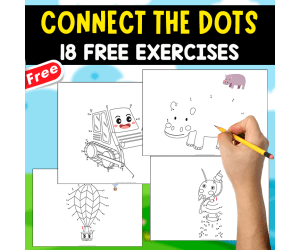 CONNECT THE DOTS | 18 FREE EXERCISES