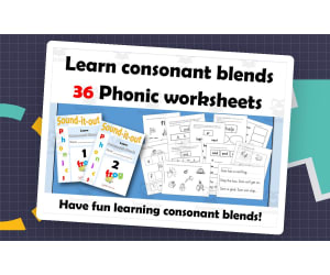Consonant Blends (CCVC/CVCC) Phonic Activity worksheets