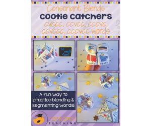 Consonant Blends Cootie Catchers - Set 2