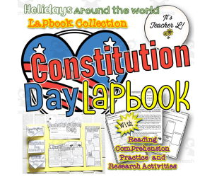 Constitution Day Lapbook with Reading Comprehension Activities