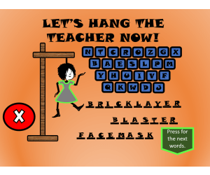 Construction Hangman Game to Practice Vocabulary