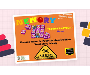 Construction Interactive Memory Game to Practice Vocabulary