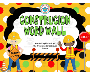 Construction Word Wall