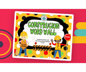 Construction Word Wall