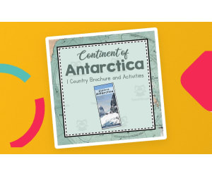 Continent of Antarctica |  Continent of Antarctica Unit Study | Geography Bundle