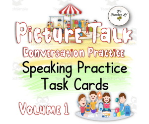 Conversation Practice Task Cards | Speaking Practice Vol. 1