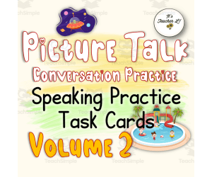 Conversation Practice Task Cards | Speaking Practice Vol. 2