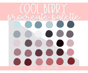 Cool Berry Procreate Color Palette