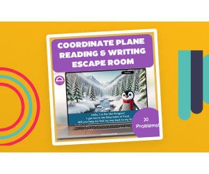 Coordinate Plane Plotting and Reading Points Digital Escape Room