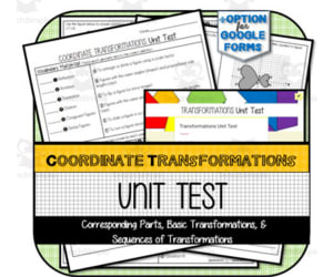 Coordinate Transformations: UNIT TEST