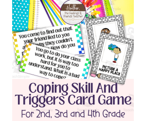 Coping Skills and Triggers Interactive Card Game For Group Counseling!