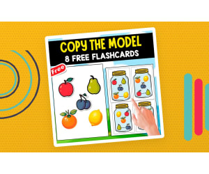COPY THE MODEL | 8 FLASHCARDS | BRAIN GAME
