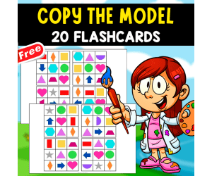 COPY THE MODEL | GAME | 20 FLASHCARDS