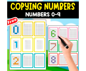 COPYING NUMBERS | PIXEL THEMED