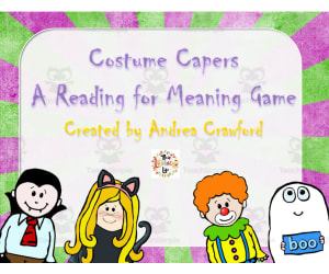 Costume Capers | A Reading for Meaning Game