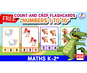 COUNT AND CLIP - Numbers 1 to 10