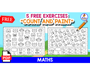 COUNT AND PAINT | 5 FREE EXERCISES