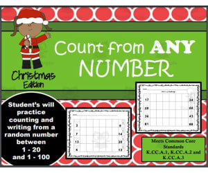 Count from ANY number: Christmas Edition