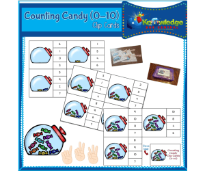 Counting Candy Clip Cards (0-10) - EBOOK