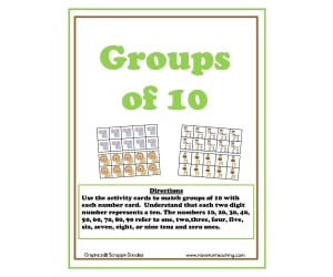 Counting Groups of 10 Activity