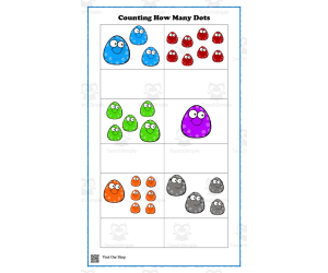 Counting How Many Dots Worksheet