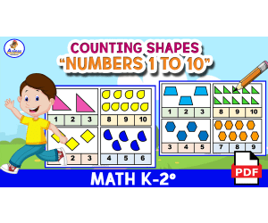 COUNTING NUMBERS 1 TO 10 - Counting Shapes