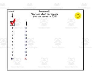 Counting to 100 Printable