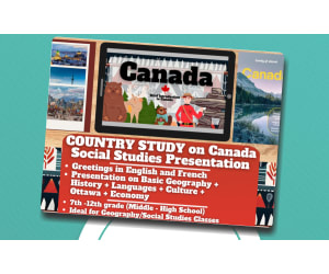 Country Study on Canada Presentation - Geography and Social Studies