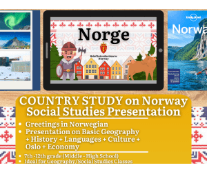 Country Study on Norway - Presentation - Europe - Geography