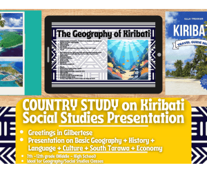 COuntry Study Presentation - Kiribati - Geography - Oceania