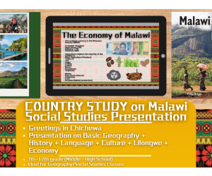Country Study Presentation - Malawi - Geography - East Africa