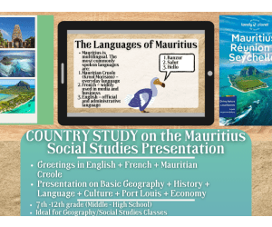 Country Study Presentation - Mauritius - Geography - Africa