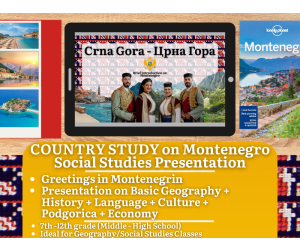 Country Study Presentation - Montenegro - Geography - Europe - Balkans