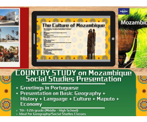 Country Study Presentation - Mozambique - Geography - East Africa