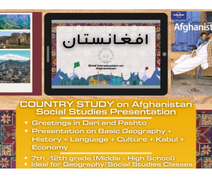 Country Study Presentation on Afghanistan - Central Asia