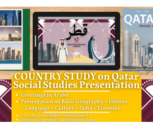 Country Study Presentation - Qatar - Middle East - West Asia