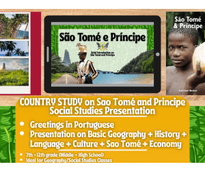 Country Study Presentation - São Tomé and Príncipe -Geography - Africa