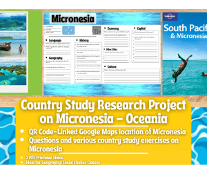Country Study Research Project - Micronesia - Oceania