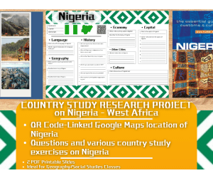 Country Study Research Project - Nigeria - West Africa