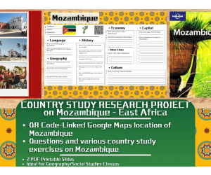 Country Study Research Project on Mozambique - East Africa