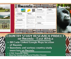 Country Study Research Project - Rwanda - East Africa