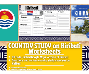 Country Study Worksheets on Kiribati - Oceania