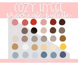 Cozy Hygge Procreate Color Palette