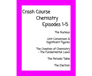 Crash Course Chemistry: Episodes 1-5
