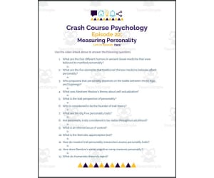 Crash Course Psychology #22: Measuring Personality