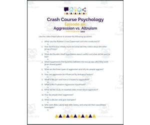 Crash Course Psychology #40: Aggression vs. Altruism