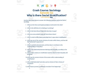 Crash Course Sociology | 22 - Why is there Social Stratification?