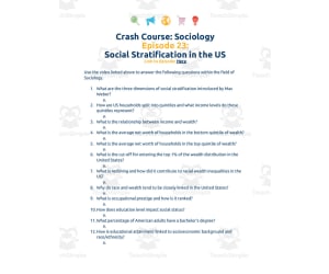 Crash Course Sociology | 23 - Social Stratification in the U.S.